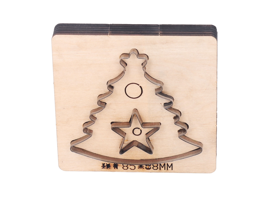 Herramienta De Aleación De Acero Para Cortar Cuero, Monedas Y Árboles De Navidad, Ideal Para Manualidades Diy, 17x12x4cm.