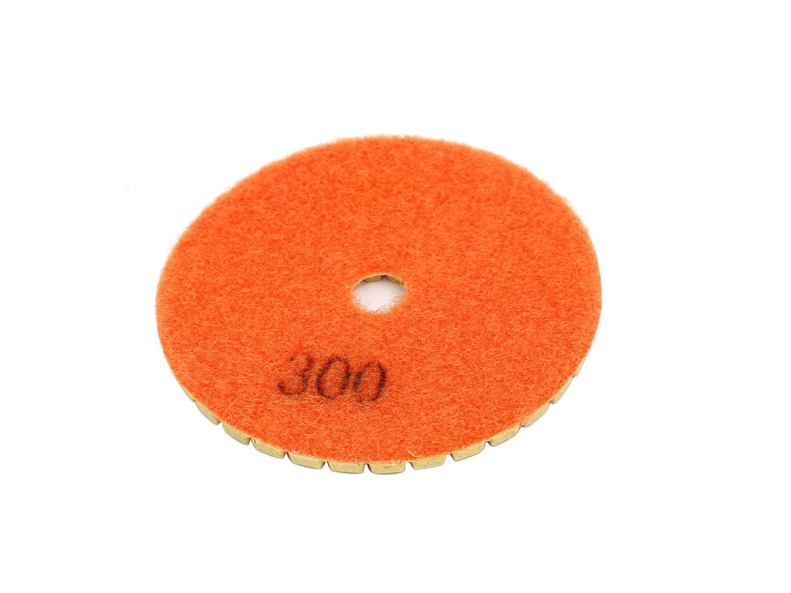 Disco De Pulido Húmedo De Diamante De 3 Pulgadas Y Grano 300 Para Granito.