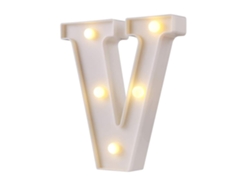 Interruptor De Luz Led Con Letras Del Alfabeto, Impermeable, Lámpara Nocturna Para Fiesta, Club, Bar, Letra V Gusshious