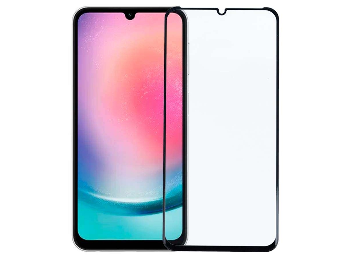 Cristal Templado Completo Negro Para Samsung Galaxy A24 4g