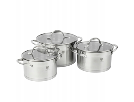 Conjunto de 3 ollas EXPERT acero inoxidable KARL HAUSMANN