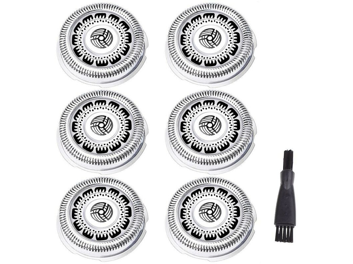 FNINIJEDE Vida Útil Prolongada Da Lâmina Com Aço Inoxidável De Camada Dupla Para Philips S7000 S8000 S9000 S9031, Cabeças De Reposição Fáceis Com Cabeça Redonda