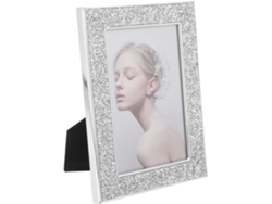 Marco Fotos Metal Plateado Brillante 13x18 Pared Galvanizado Oficina Accesorio Decorativo Retro Bodas