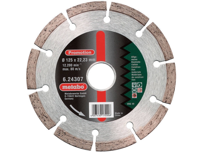 Disco de Sierra Circular METABO 624306000 (Ø 11.5 cm)