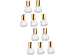 10 Frascos De Vidrio Con Aplicador Roll-on En Forma De Estrella, Frascos Creativos Para Aceites Esenciales.