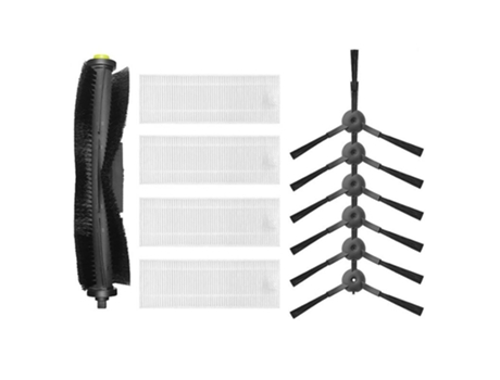Acessórios de Aspirador Para 360 Sweeping Robot S10 X100 Max Repuestos Cepillo principal Cepillo lateral