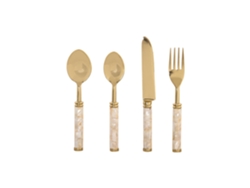 Set 16 Cuberteria Inox Nacar Brillante 4,5x2x21cm
