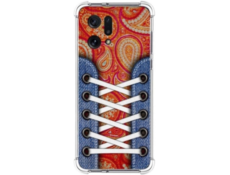 Carcasa para Oppo Find X5 5G TUMUNDOSMARTPHONE Dibujos Antigolpes Zapatillas 10 Multicolor