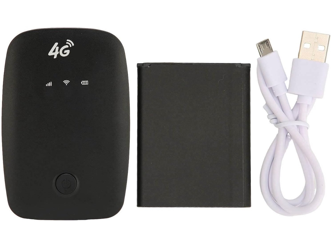 Router 4g Portátil De Alta Velocidad, Punto De Acceso, Batería De 2100 Mah, Pantalla