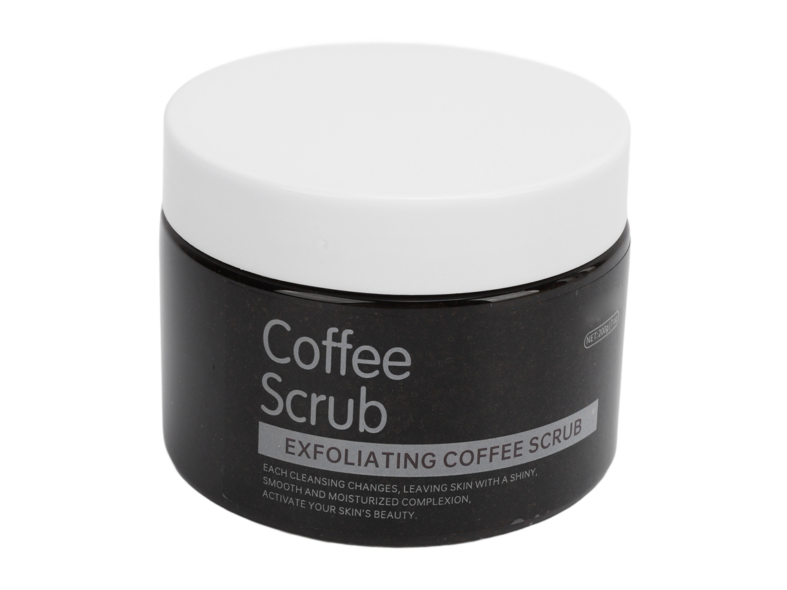200g Exfoliante Corporal De Café Para Exfoliación Y Limpieza Suave Con Sal Mineral