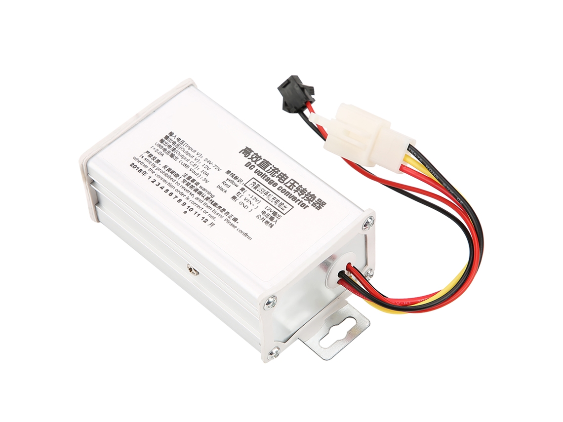 2026as-módulo De Fuente De Alimentación Convertidor Dc 24v‑72v A 12v10a Y Salida Usb 5v2a Step Down