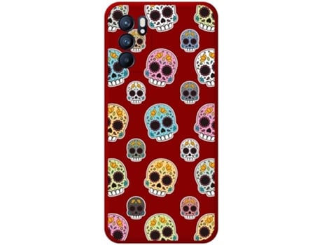 Carcasa Oppo Reno 6 5G TUMUNDOSMARTPHONE Catrina Rojo