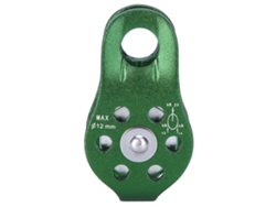 Polea De Cuerda Simple Para Escalada En Aleación De Aluminio De Alta Resistencia, 1000 Kg, Equipo De Seguridad, Color Verde.