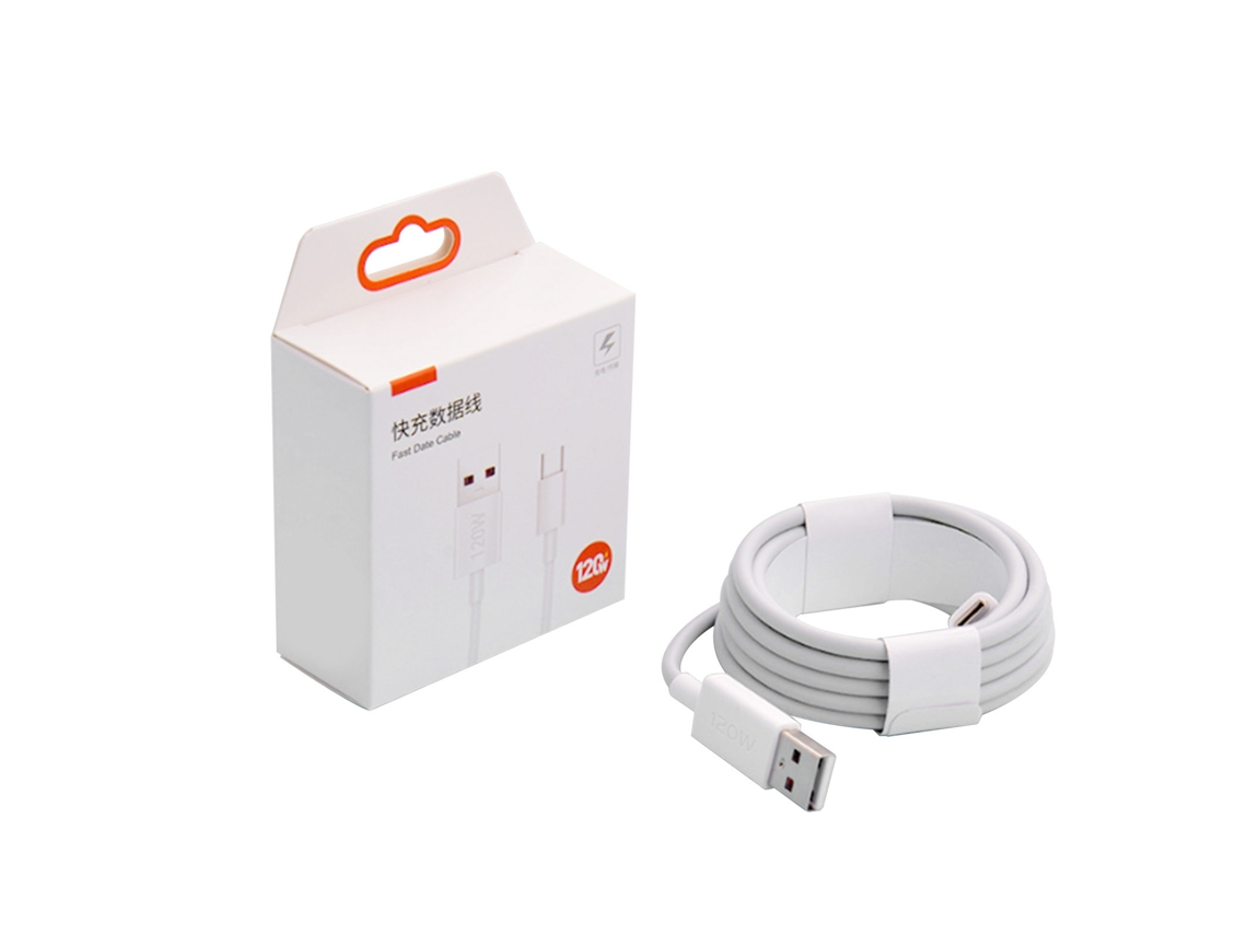 Cable De Carga Rápida Super Flash Charge De 120w Usb A Type C Para Teléfonos Móviles