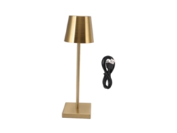 2026-lámpara De Mesa Led Táctil Recargable Sin Cable Regulable Brillo Alto Moderna Simple Oro Para Restaurante Bar