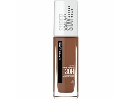 Base de Maquillaje Fluida Maybelline Superstay Active Wear 30H Matte Foundation Mocha Nº 75