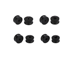 Adaptador roscado hembra de 3/8 de pulgada a macho de 1/4 de pulgada para trípode de cámara 4 piezas