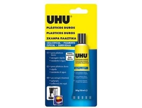 Pegamento de Plásticos Duros UHU 33ml