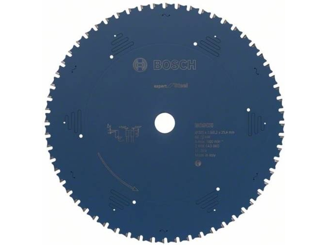 Disco de Sierra Circular BOSCH Expert para Acero 305x25.4x2.6 mm - 60