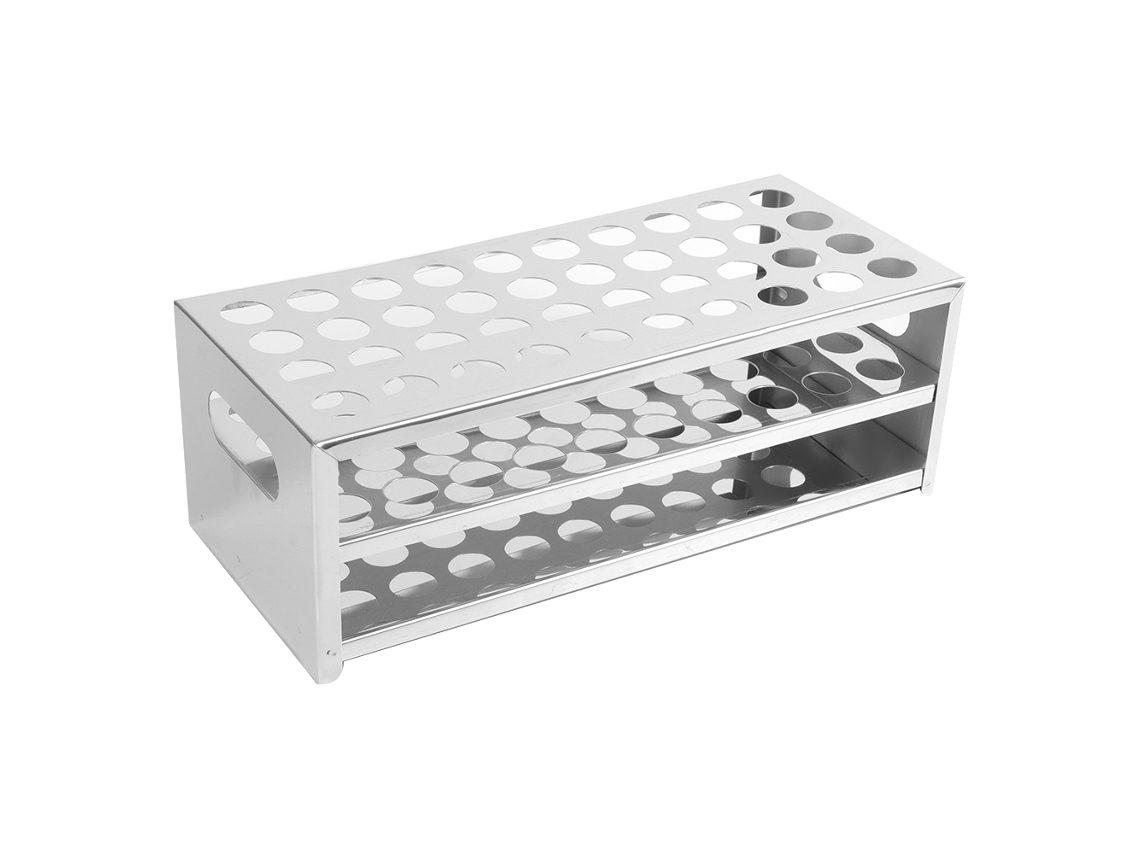 Portavasos De Acero Inoxidable 304 Con Placa Perforada 40 Huecos Capacidad Grande (18.5mm*40)