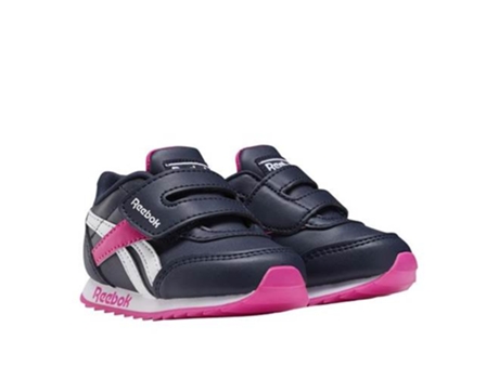 Zapatillas Deportivas REEBOK Royal Cl Jogger Para Bebés (Cor-de-rosa, preto, branco -Material Sintético -23,5)