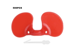 Gafas antiimágenes Primerox 500 con tapas rojas para pollos | Sin marca