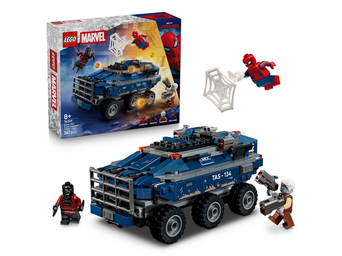 Lego® 76349 Marvel Homem-Aranha: Perseguição na Van da Prisão de Brinquedo