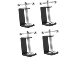 Piezas Pince De Table Metal Serre-joint Bureau Con Rotación Fijación Robusta Y Ajustable Para