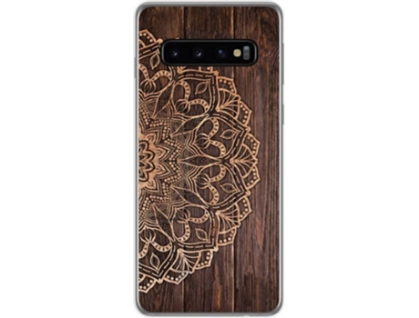 Carcasa Samsung Galaxy S10 Plus TUMUNDOSMARTPHONE Madera 06 Multicolor