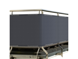 Solvision Pb2 Separador de Balcón 90X300 cm Pe Antracita SOL ROYAL