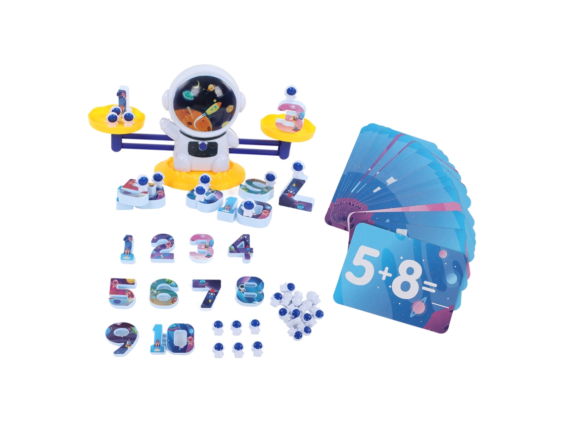 Dan26-juguete De Balanza Para Niños Juego Educativo De Matemáticas Y Peso Para Aprender Y Pensamiento Lógico Amarillo