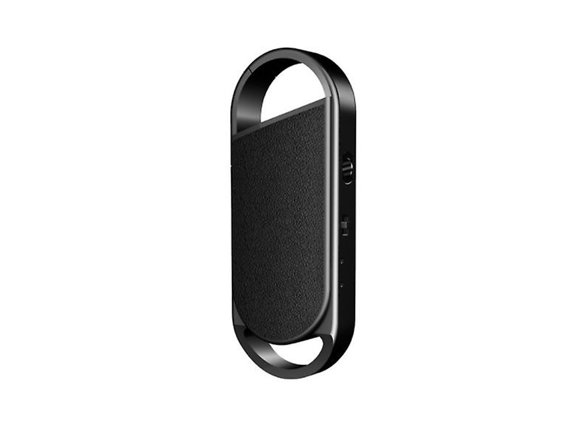 Grabadora de llavero digital de 8 GB con reproductor MP3 de una tecla para conferencias, entrevistas y reuniones Black Yizhood