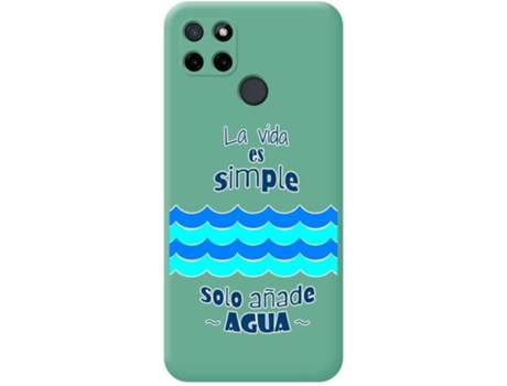 Carcasa Realme C21Y / C25Y TUMUNDOSMARTPHONE Agua Verde