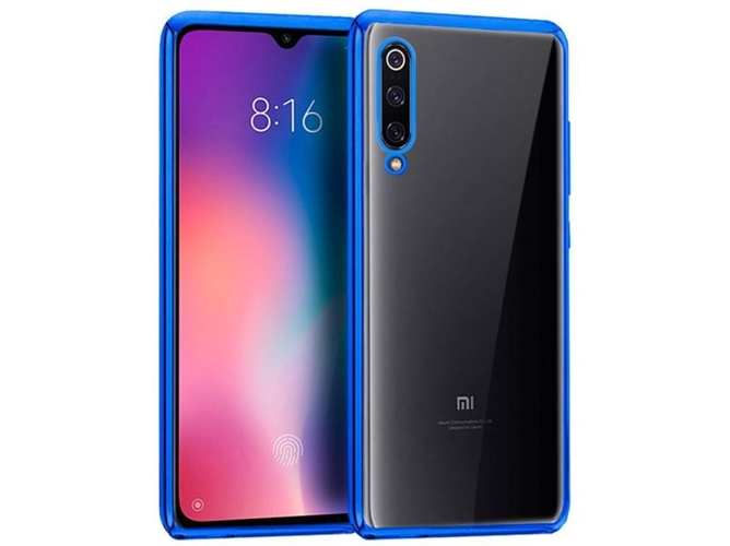 Carcasa Xiaomi Mi 9 COOL Metalizado Azul