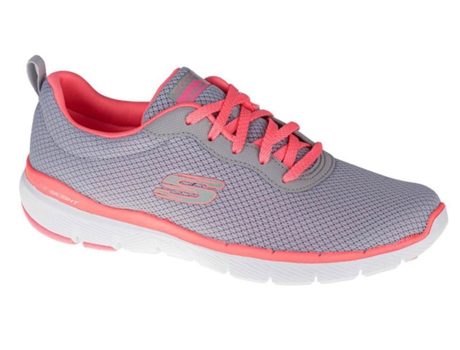 Botas SKECHERS Malla Arejada Mujer (36 - Gris)