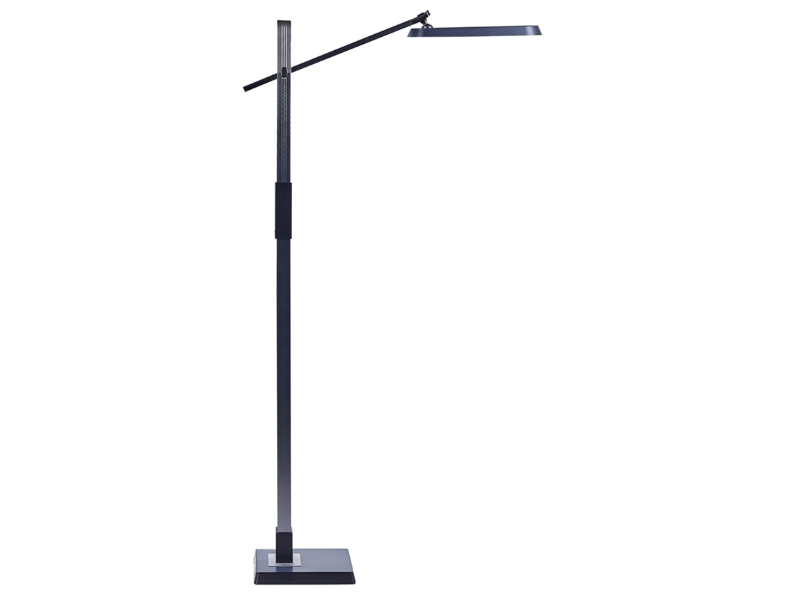 Lámpara de pie BELIANI Aquarius de Material sintético Gris 66x19x144