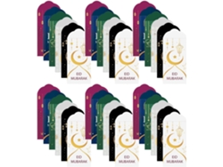 Juego De 36 Sobres Eid Mubarak De Papel Resistente