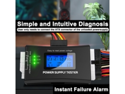 Probador Portátil De Fuentes De Alimentación Atx Con Pantalla Lcd, Herramienta De Diagnóstico De Alimentación De Ordenador