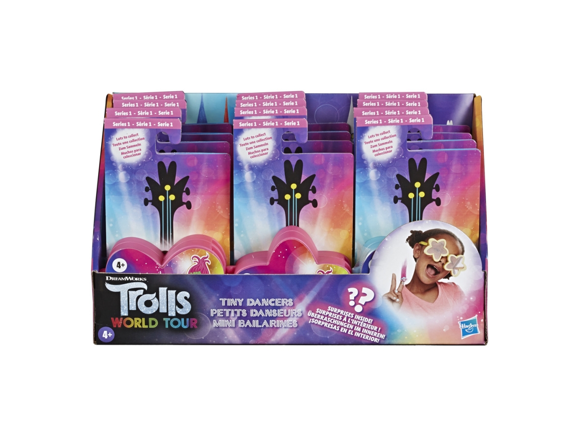 SORTIDO Mini Bailarines - Muñeca - Trolls - 4 AÑOS+