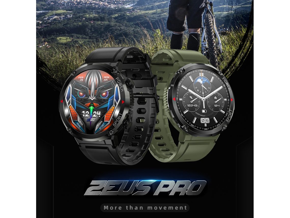 Pulsera Inteligente Lokmat Zeus Pro Reloj Deportivo Rastreador De Fitness Resistente Al Agua Llamadas Bt Monitor De Salud Android Ios