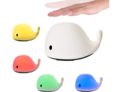Bonita luz nocturna para niños, portátil y segura, hecha de silicona suave y lavable, con función de recarga USB para habitaciones de bebés y niños pequeños.