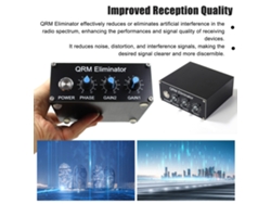 Eliminador De Interferencias X-phase Profesional Con Control Ptt Integrado, Banda Hf De 1 A 30 Mhz, Aleación De Aluminio, Para Equipos De Radio Y Televisión.
