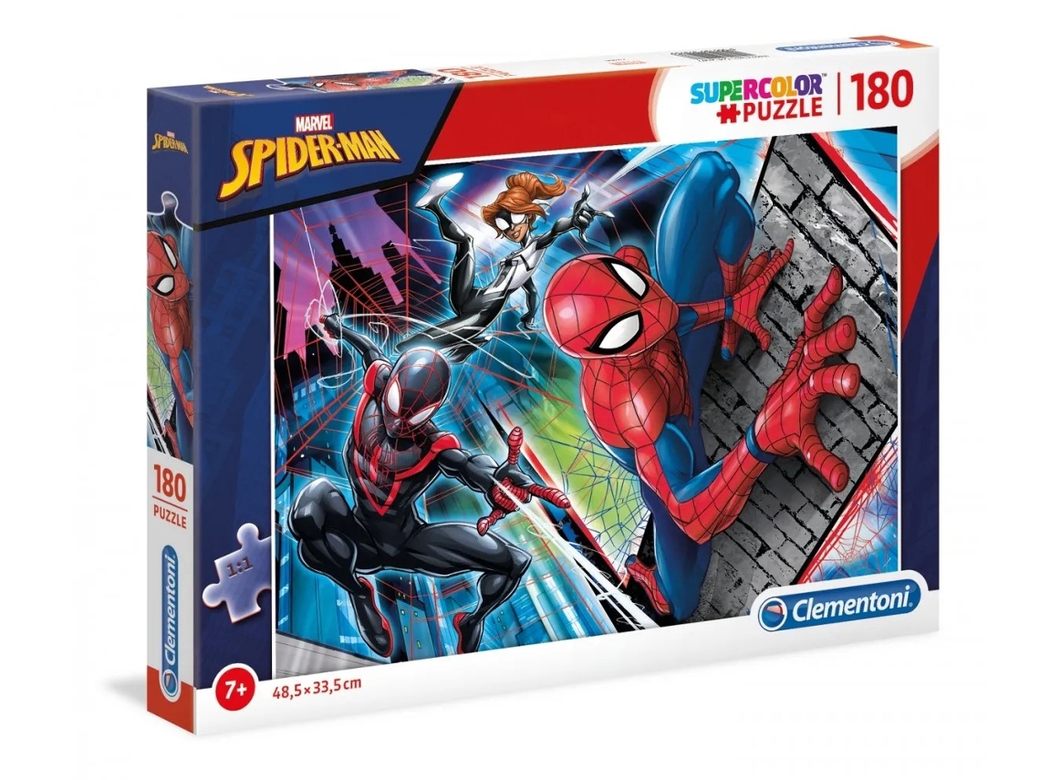 Puzzle CLEMENTONI  180 peças spiderman / homem-aranha marvel