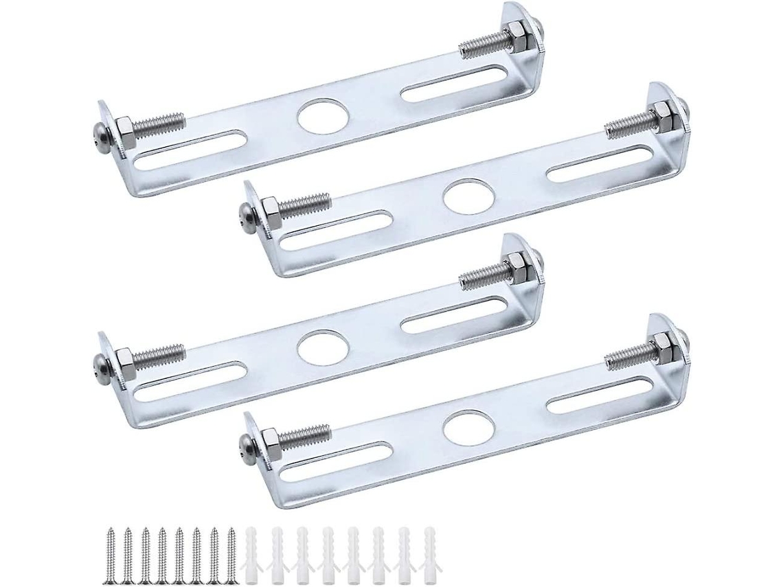 Portalámparas de techo Rebe, 4 piezas, placa de 105 mm, accesorios, tornillos, tuercas, tapones de goma para lámparas colgantes, hogar y oficina.