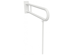 HELP: Barra de agarre plegada en forma de U de 600 mm, blanca, sin cubierta