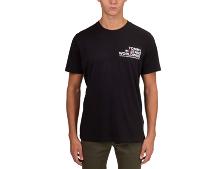 Camiseta de Hombre TOMMY JEANS Negro (M)