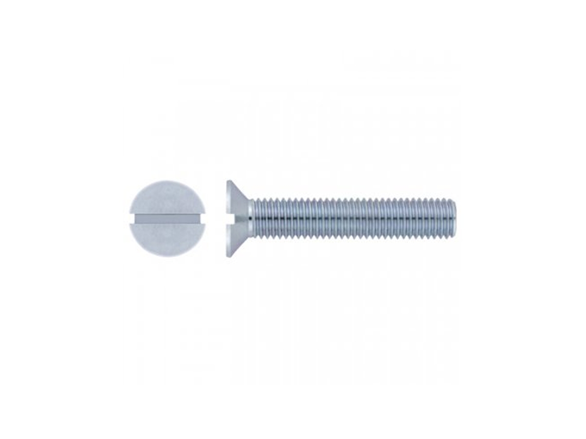 Caja Con 250 Tornillos Galvanizados M6x16mm Din 963 Index