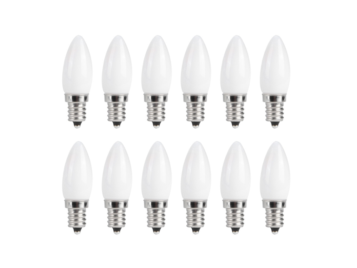 2026-10pcs Bombilla Led E12 1.5w Luz Blanca Cálida Para Lámpara De Techo Lámpara De Pared Iluminación Hogar Ca 110v
