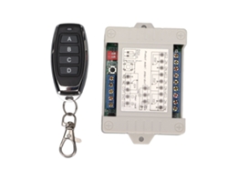 Relé remoto inalámbrico Mali de 4 canales, transmisor y receptor de 433 MHz para portón eléctrico, CC 12V-48V