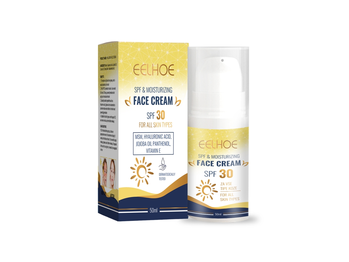 Crema protectora solar SPF 50+ para piel sensible.
